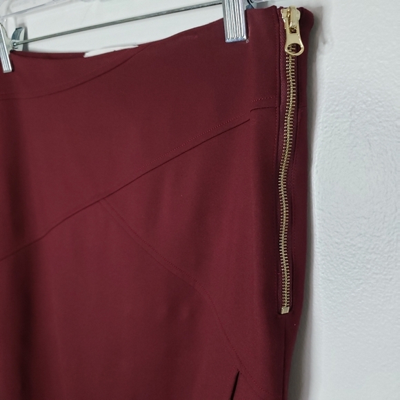 Chris Gramer asymmetric wrap pencil skirt S 2-4 - Picture 3 of 11